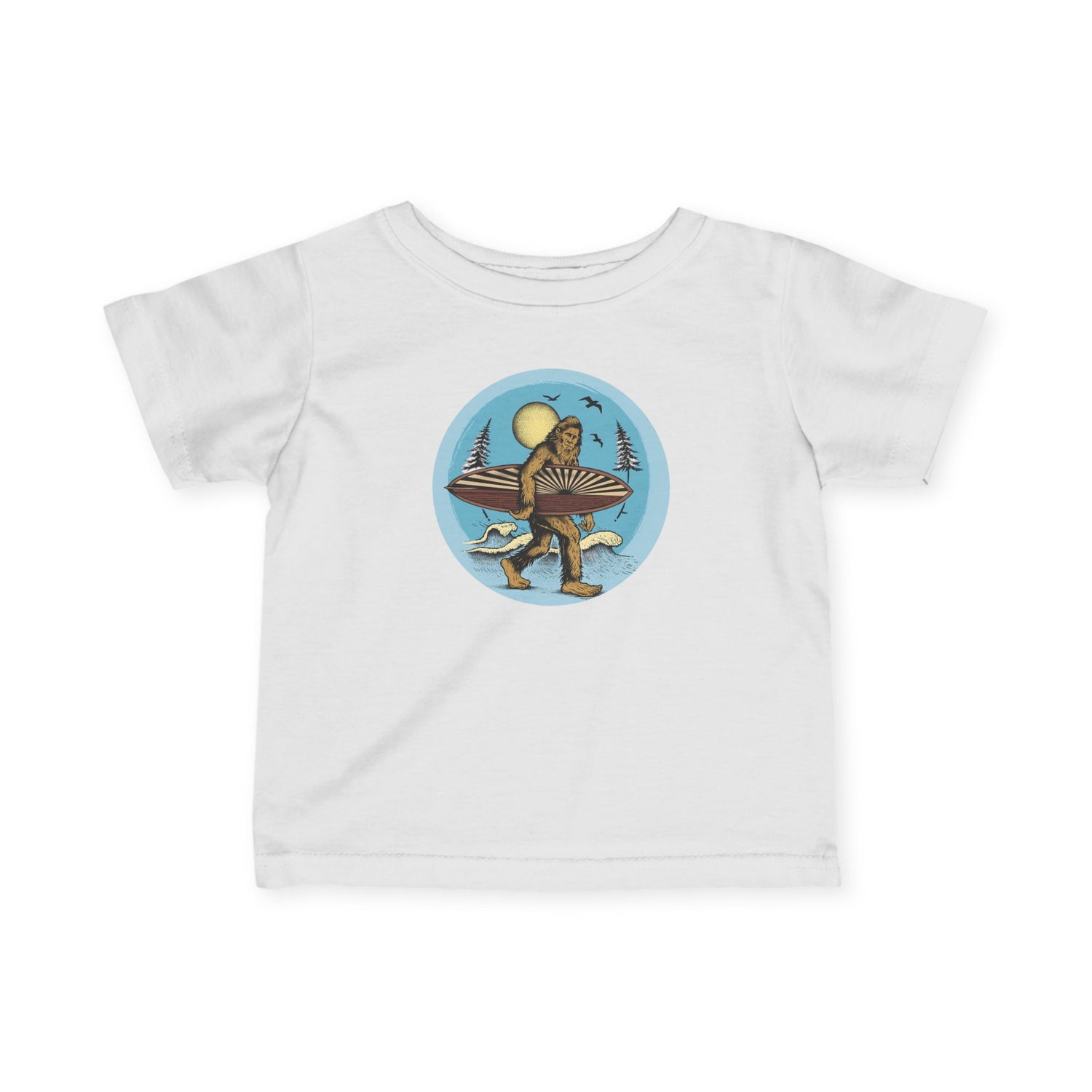 Ventana Surfsquatch by Thiago Bianchini - Infant 100% Cotton T-Shirt
