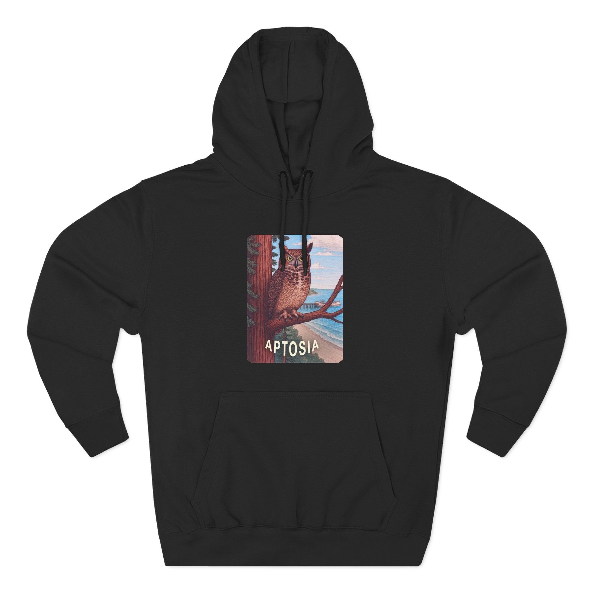 Aptos California Aptosia Unisex - Pull-Over Cotton Blend Fleece Hoodie