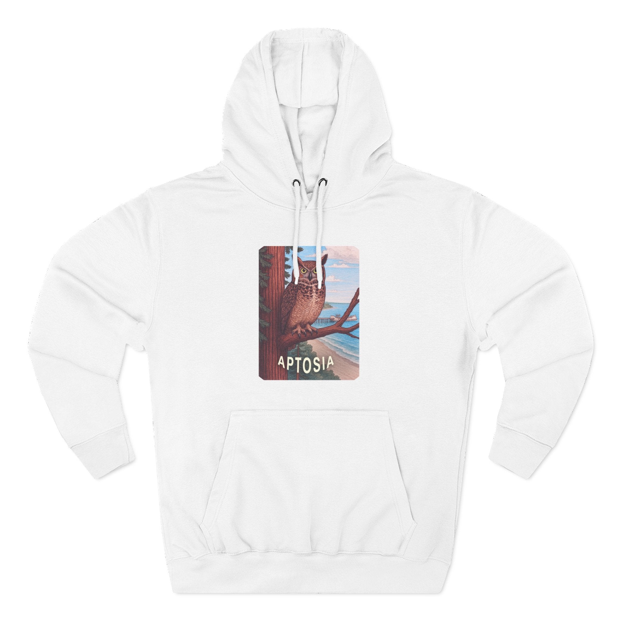 Aptos California Aptosia Unisex - Pull-Over Cotton Blend Fleece Hoodie