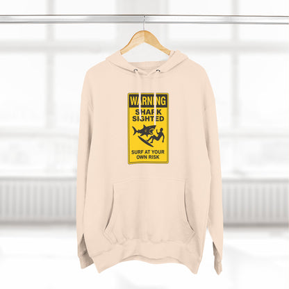 Shark Sighted Unisex - Pull-Over Cotton Blend Fleece Hoodie