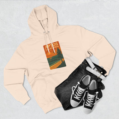 Aptos California Sunset Unisex - Pull-Over Cotton Blend Fleece Hoodie