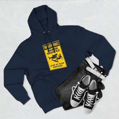 Shark Sighted Unisex - Pull-Over Cotton Blend Fleece Hoodie