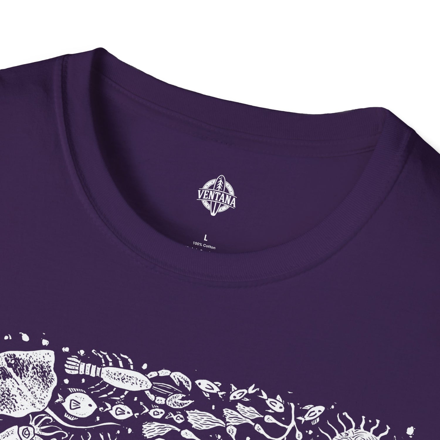 Ventana Marine Life by Lili Arnold Unisex - Soft Style U.S. Cotton T-Shirt