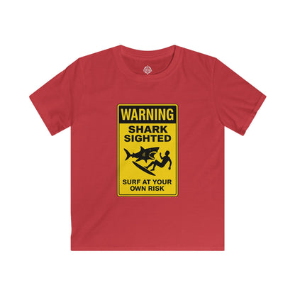 Shark Sighted Kids - Soft Style U.S. Cotton T-Shirt