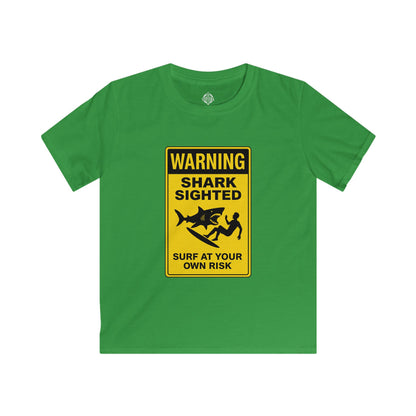 Shark Sighted Kids - Soft Style U.S. Cotton T-Shirt