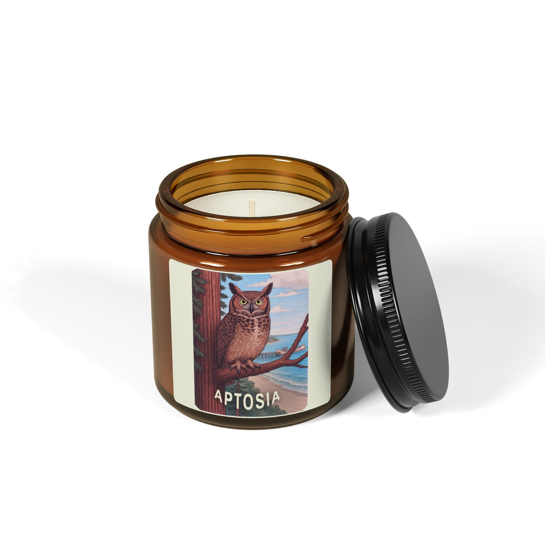 Aptos California Aptosia Owl - Scented Soy Candle