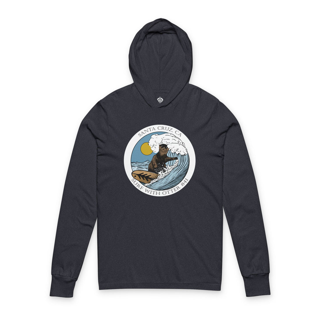 Otter 841 by Thiago Bianchini Unisex - Cotton Long Sleeve Hooded T-Shirt