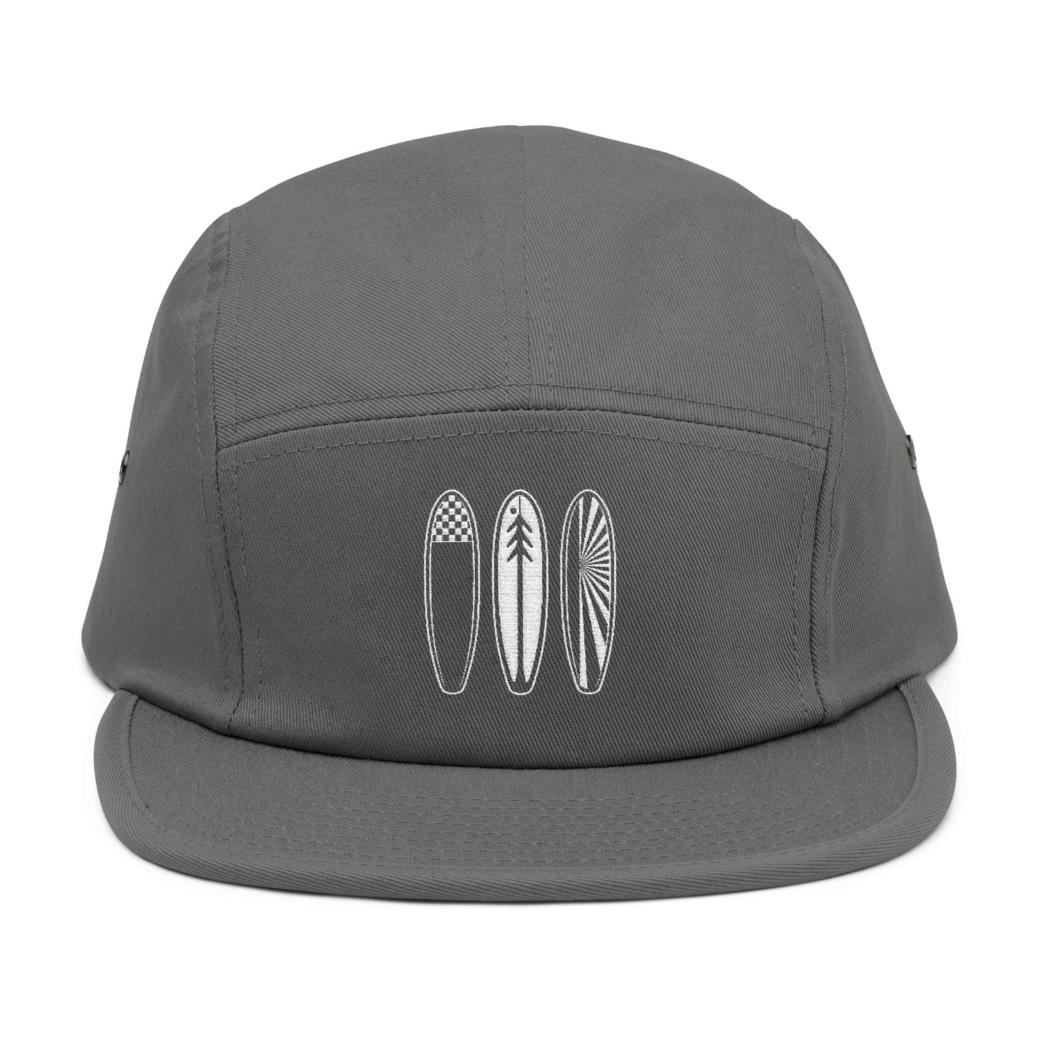 Ventana Three Board Embroidered 5 Panel Cap - 100% Cotton
