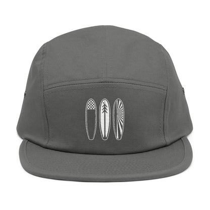 Ventana Three Board Embroidered 5 Panel Cap - 100% Cotton