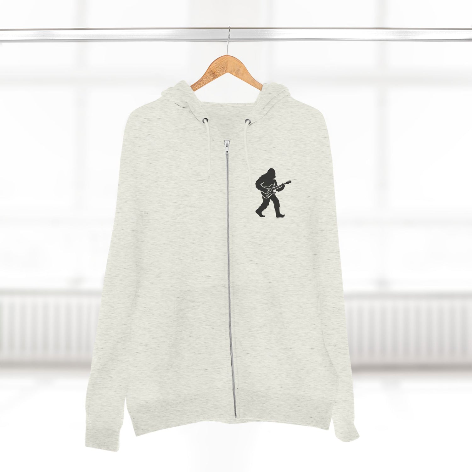 Ventana Jamsquatch Unisex - Zip Cotton Blend Fleece Hoodie