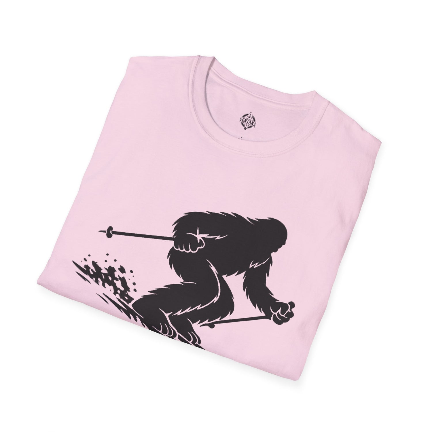 Ventana Shreddy Yeti Ski Unisex - U.S. Cotton T-Shirt