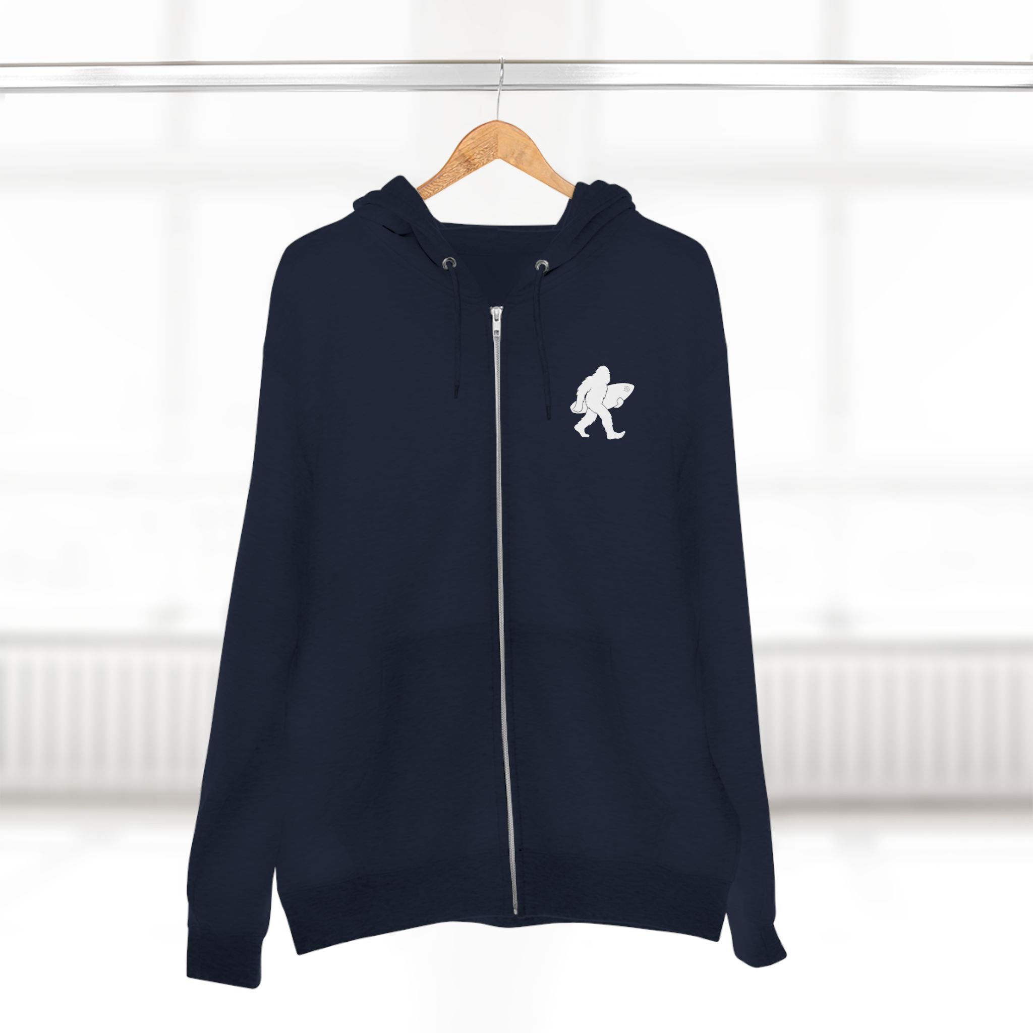 Ventana Surfsquatch Unisex - Zip Cotton Blend Fleece Hoodie