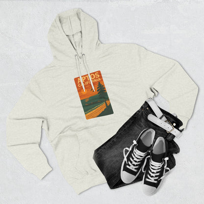 Aptos California Sunset Unisex - Pull-Over Cotton Blend Fleece Hoodie