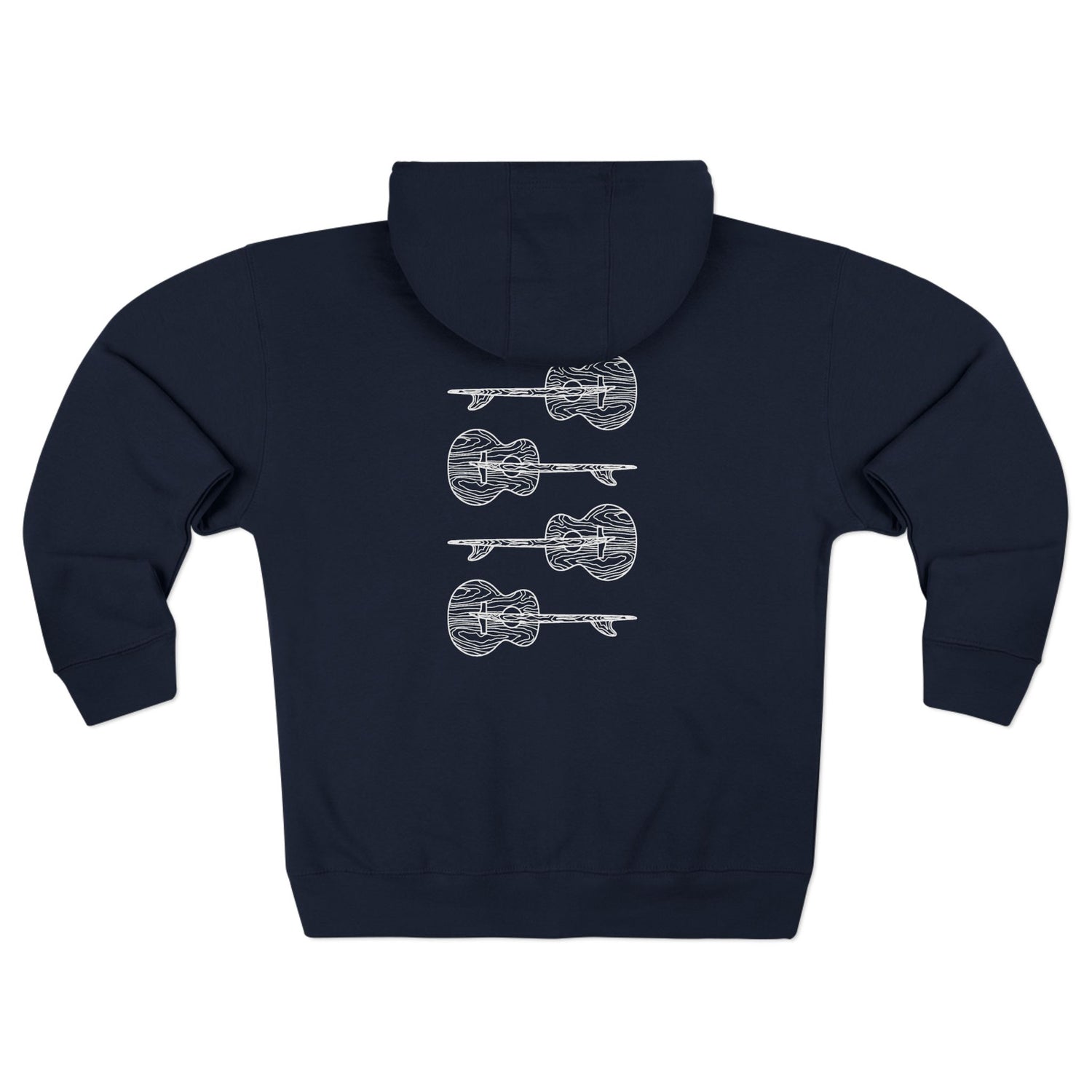 Ventana Santa Cruz Guitar Collab Unisex - Zip Cotton Blend Fleece Hoodie