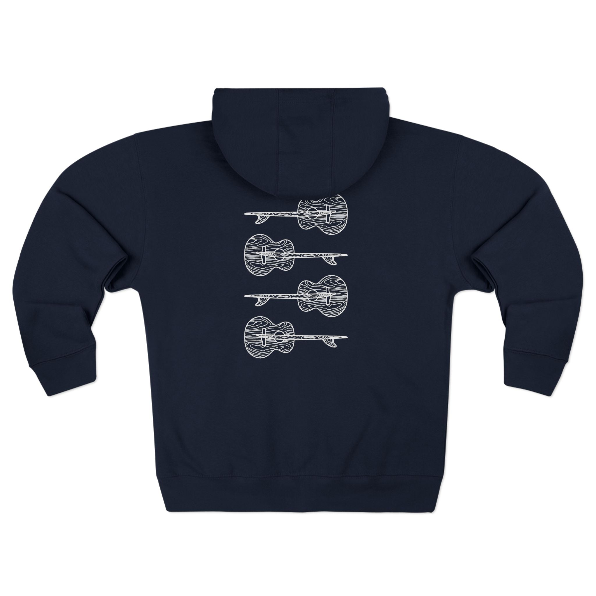 Ventana Santa Cruz Guitar Collab Unisex - Zip Cotton Blend Fleece Hoodie