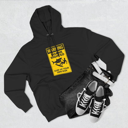 Shark Sighted Unisex - Pull-Over Cotton Blend Fleece Hoodie