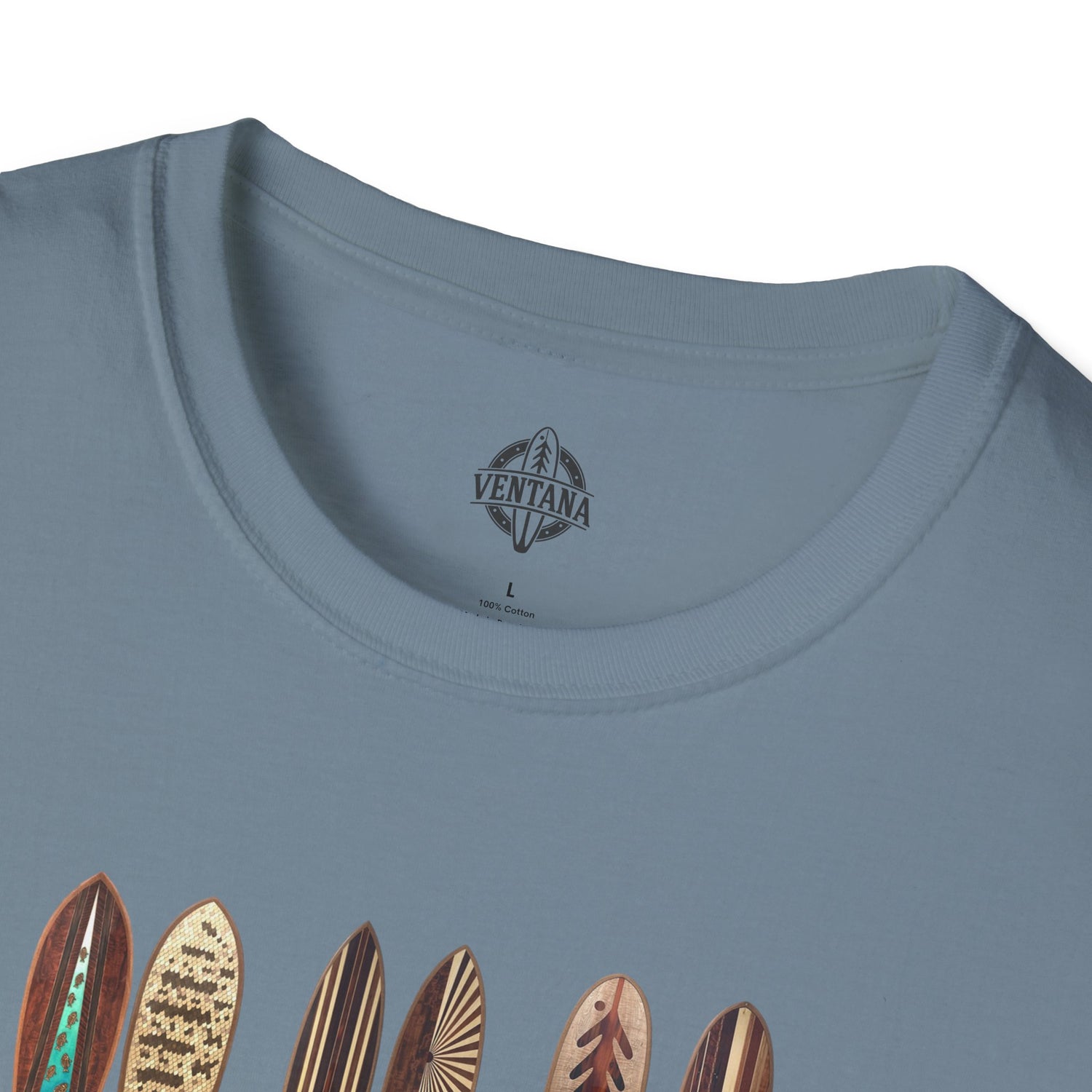 Ventana Wooden Surfboards Unisex - Soft Style U.S. Cotton T-Shirt
