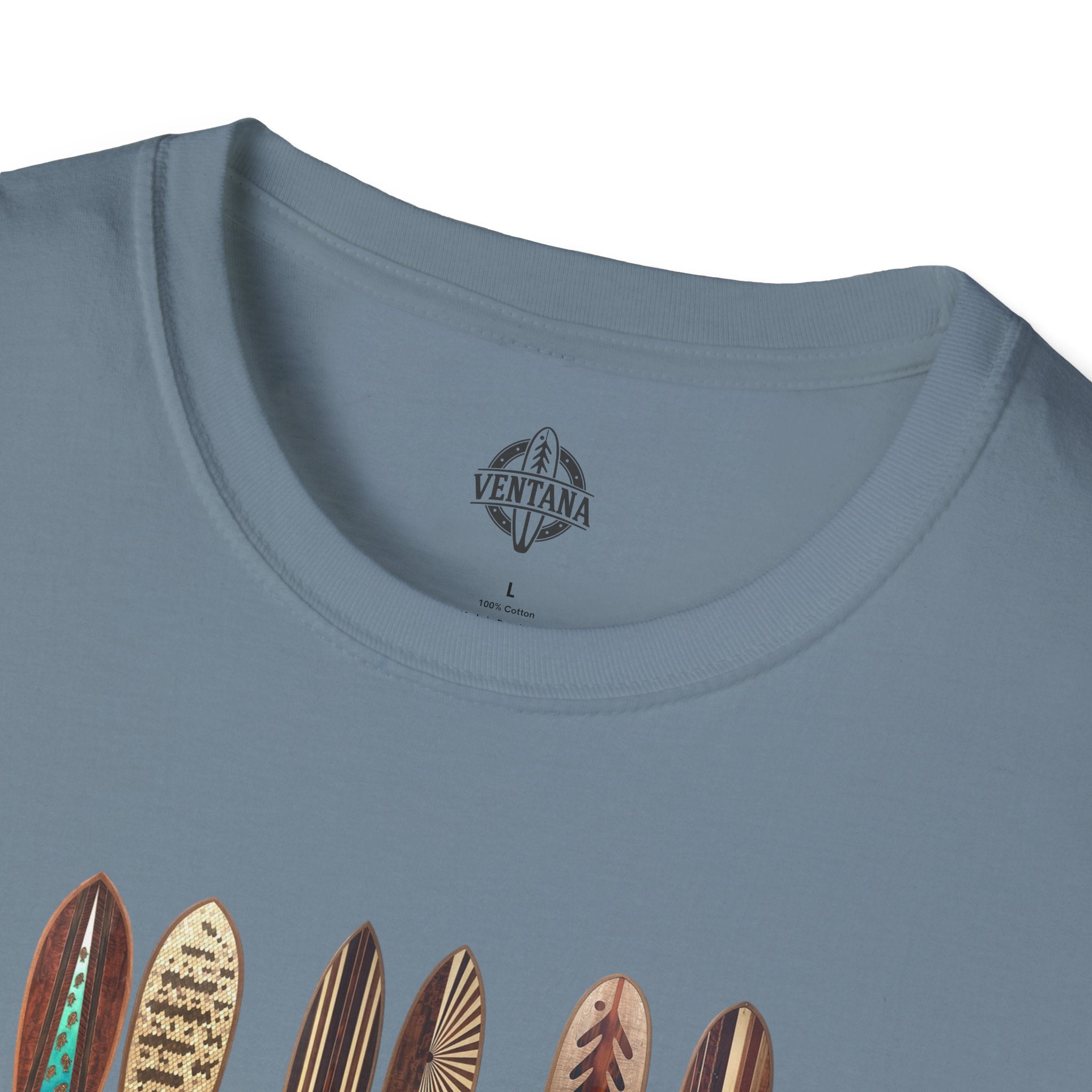Ventana Wooden Surfboards Unisex - Soft Style U.S. Cotton T-Shirt