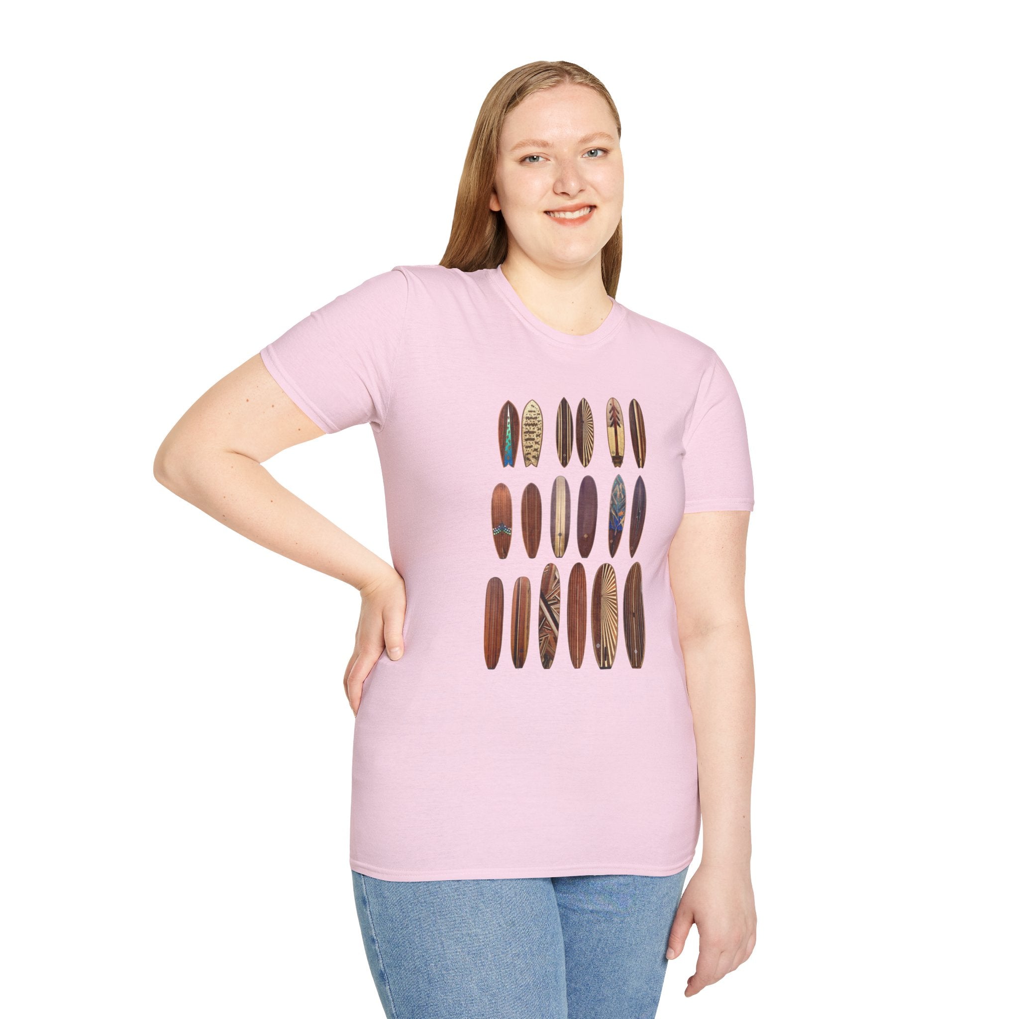 Ventana Wooden Surfboards Unisex - Soft Style U.S. Cotton T-Shirt