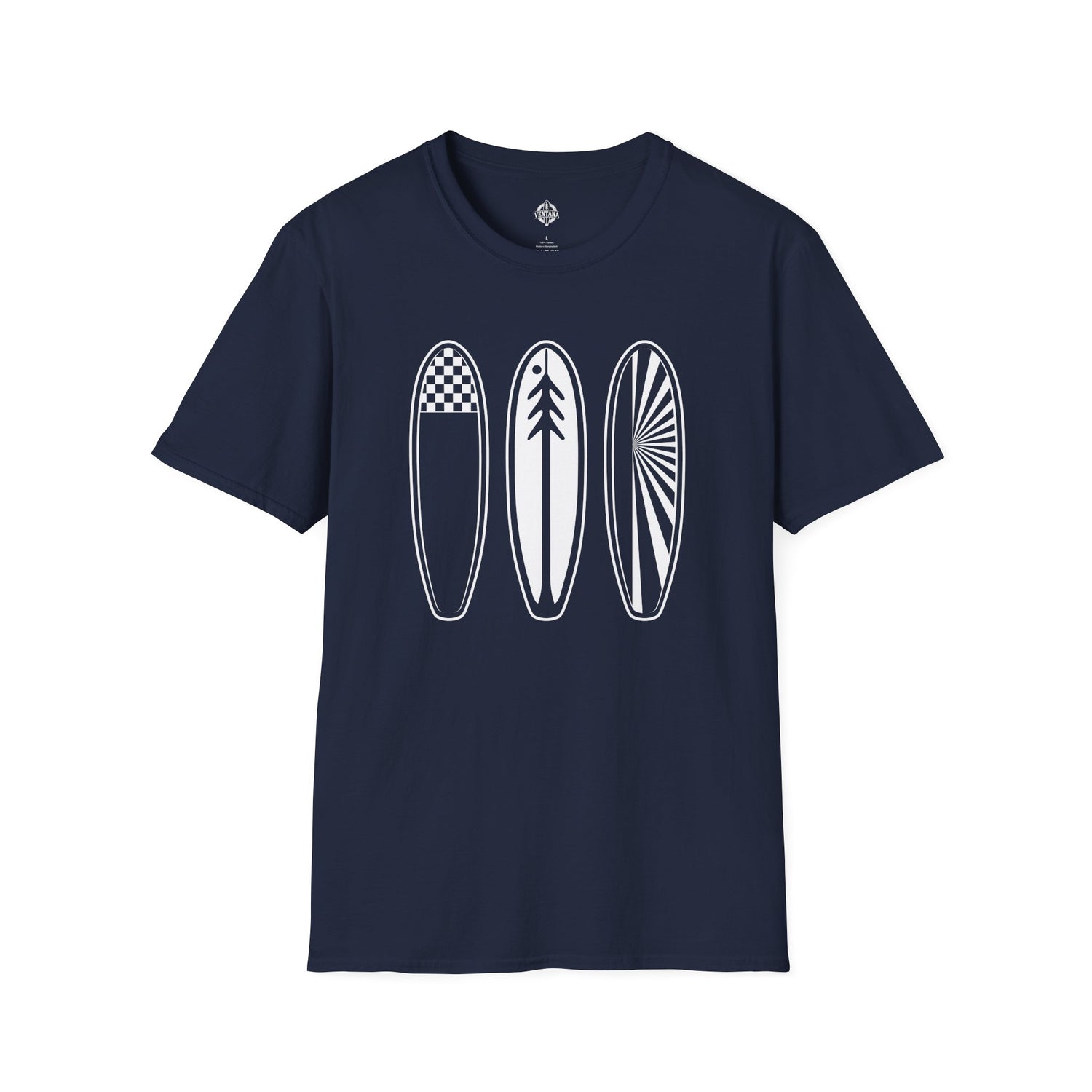 Ventana Three Board Unisex - Soft Style U.S. Cotton T-Shirt