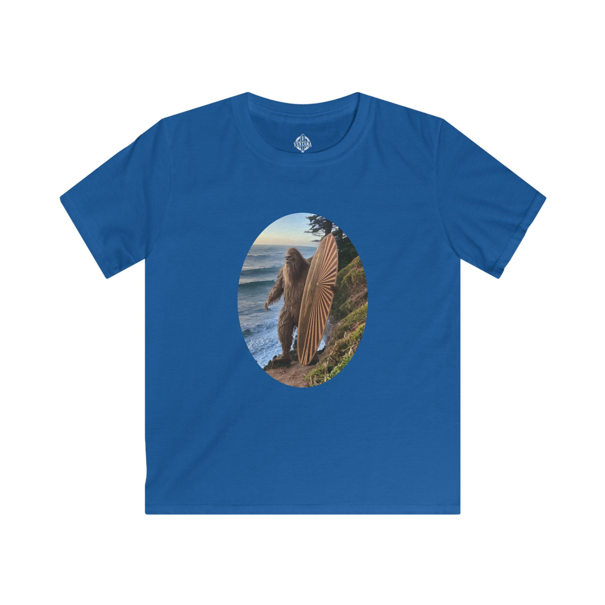 Ventana Real Surfsquatch Kids - Soft Style U.S. Cotton T-Shirt