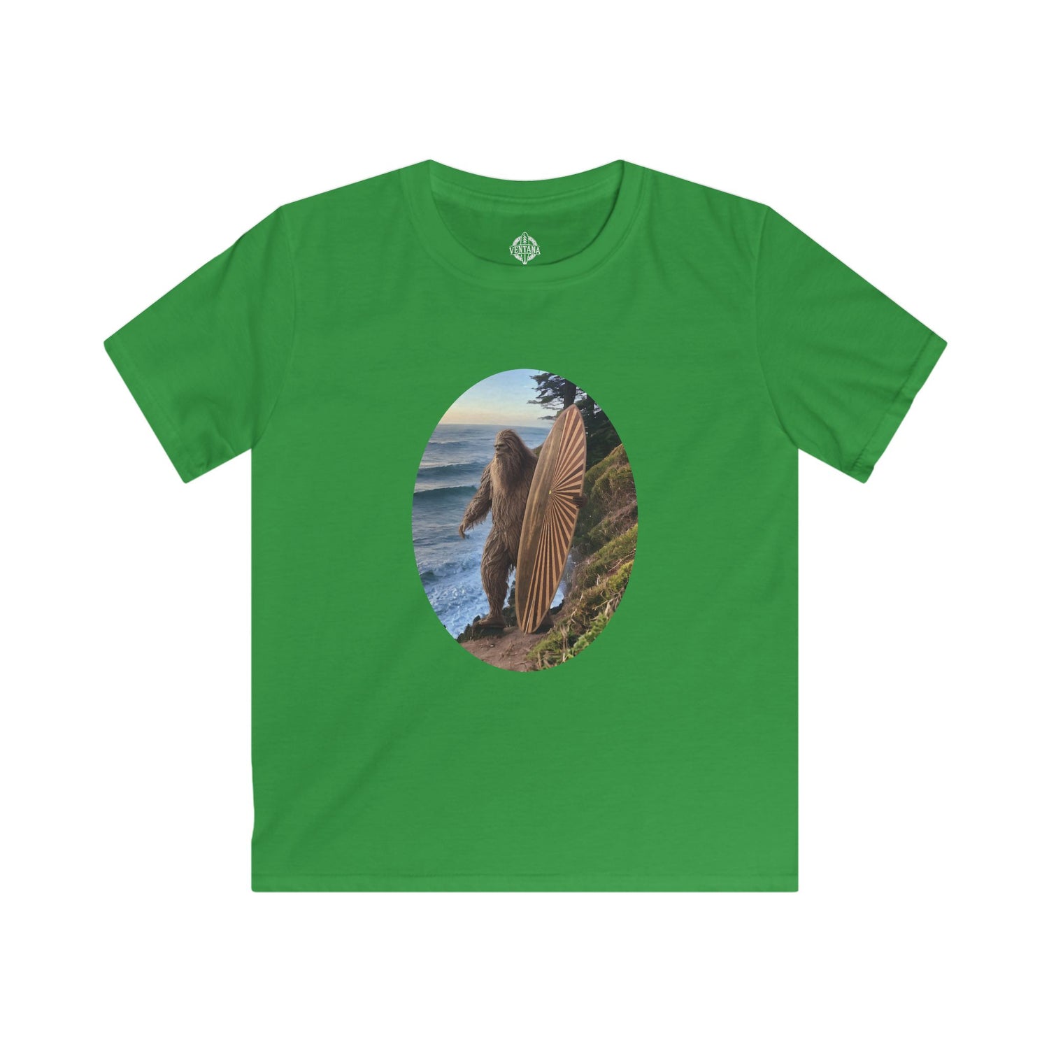 Ventana Real Surfsquatch Kids - Soft Style U.S. Cotton T-Shirt