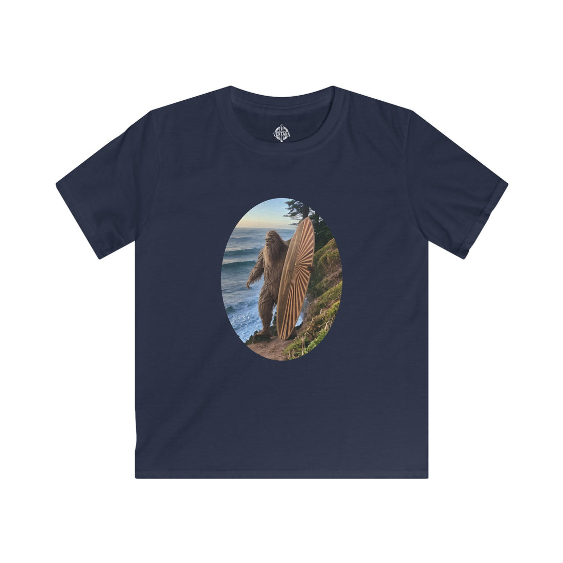 Ventana Real Surfsquatch Kids - Soft Style U.S. Cotton T-Shirt