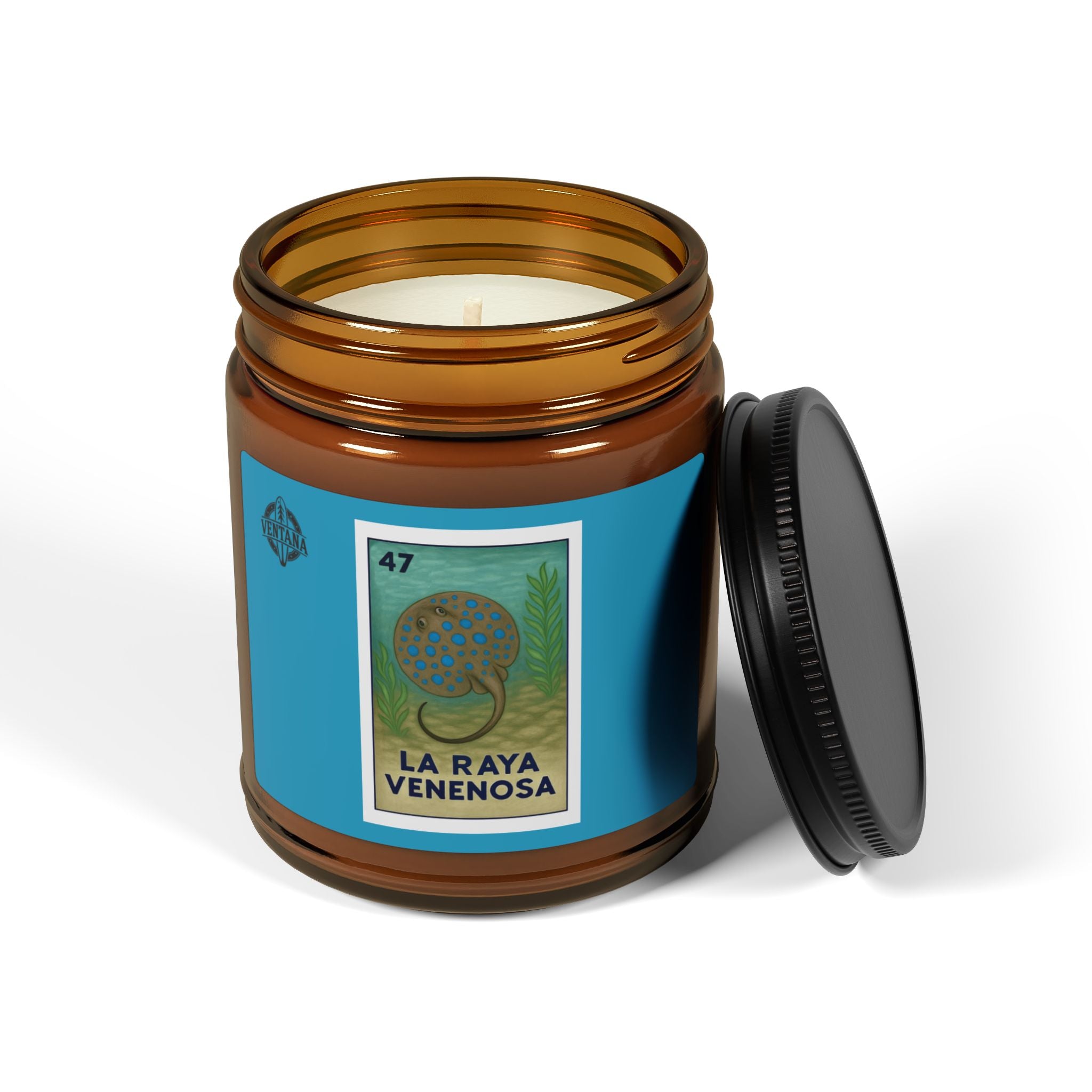 Stingray Lotería - Scented Soy Candle (La Medusa)