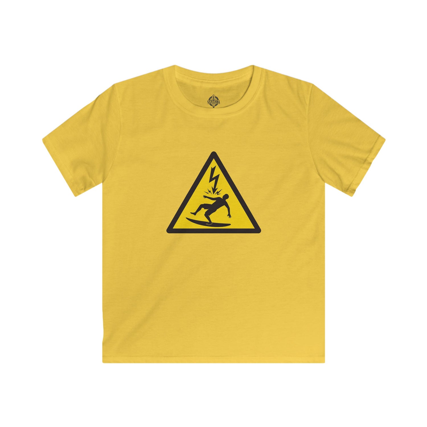 Electric Surfer Kids - Soft Style U.S. Cotton T-Shirt