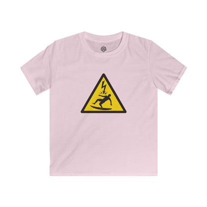 Electric Surfer Kids - Soft Style U.S. Cotton T-Shirt