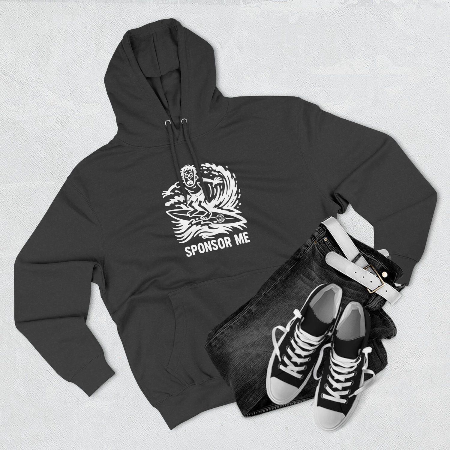 Sponsor Me Unisex - Pull-Over Cotton Blend Fleece Hoodie