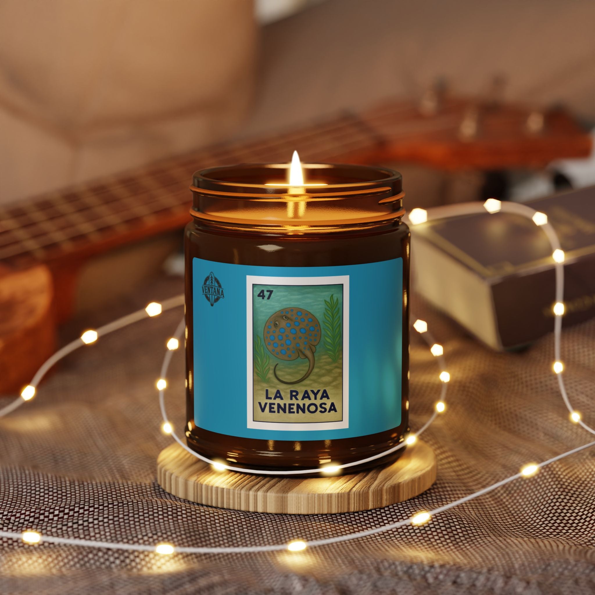 Stingray Lotería - Scented Soy Candle (La Medusa)