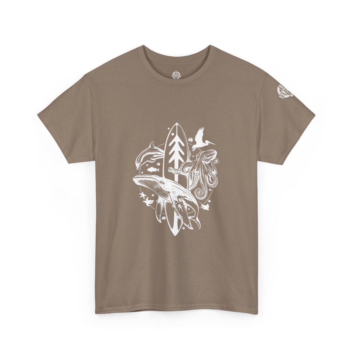 Ventana Monterey Bay by Thiago Bianchini - U.S. Cotton T-Shirt