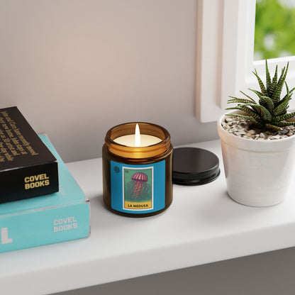 Sea Jelly Lotería - Scented Soy Candle (La Medusa)