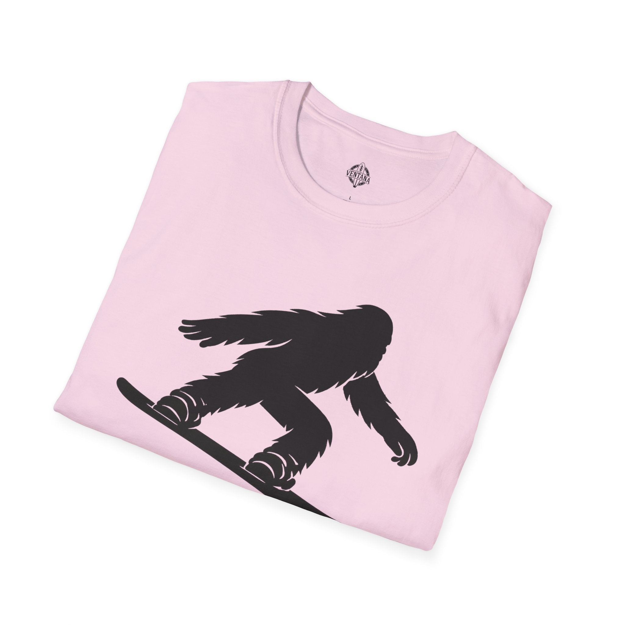 Ventana Shreddy Yeti Snowboard Unisex - U.S. Cotton T-Shirt