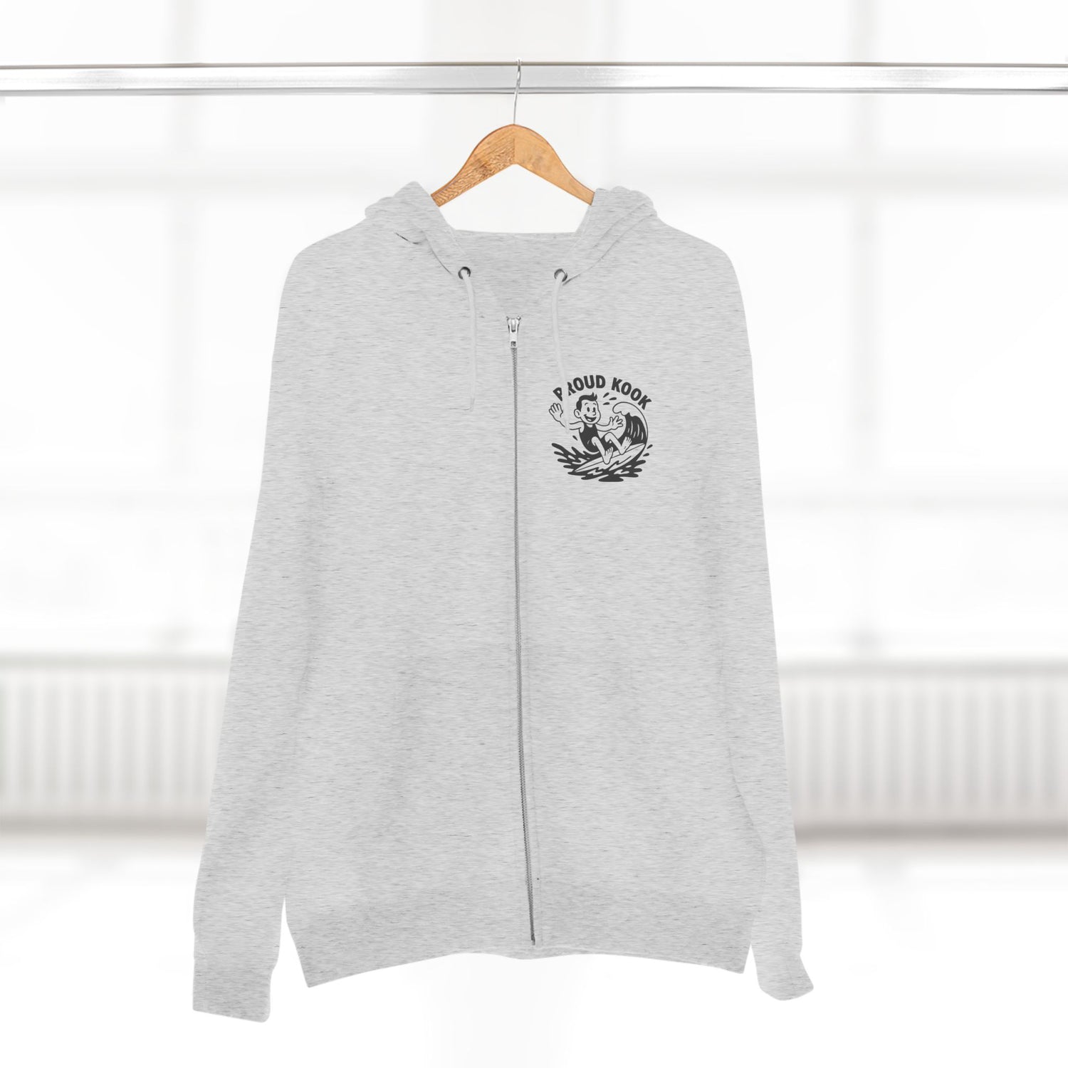 Proud Kook Unisex - Zip Cotton Blend Fleece Hoodie
