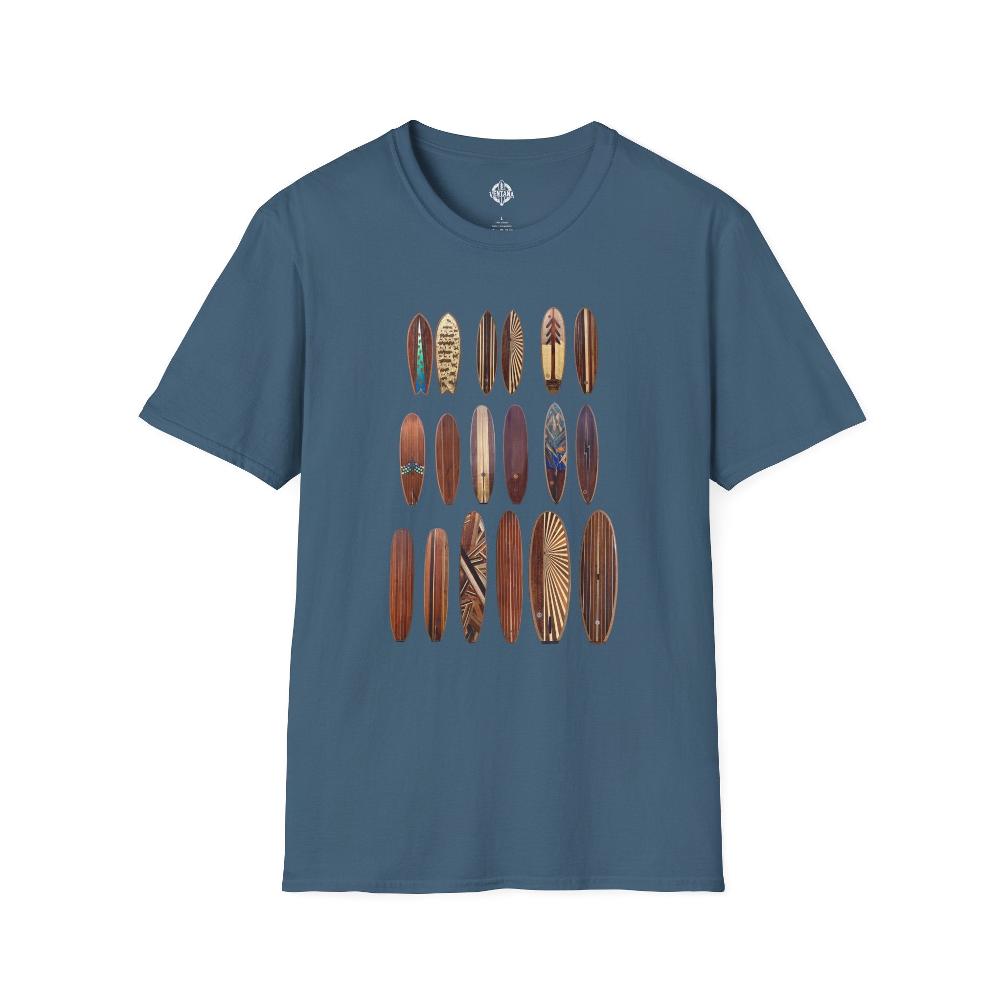 Ventana Wooden Surfboards Unisex - Soft Style U.S. Cotton T-Shirt