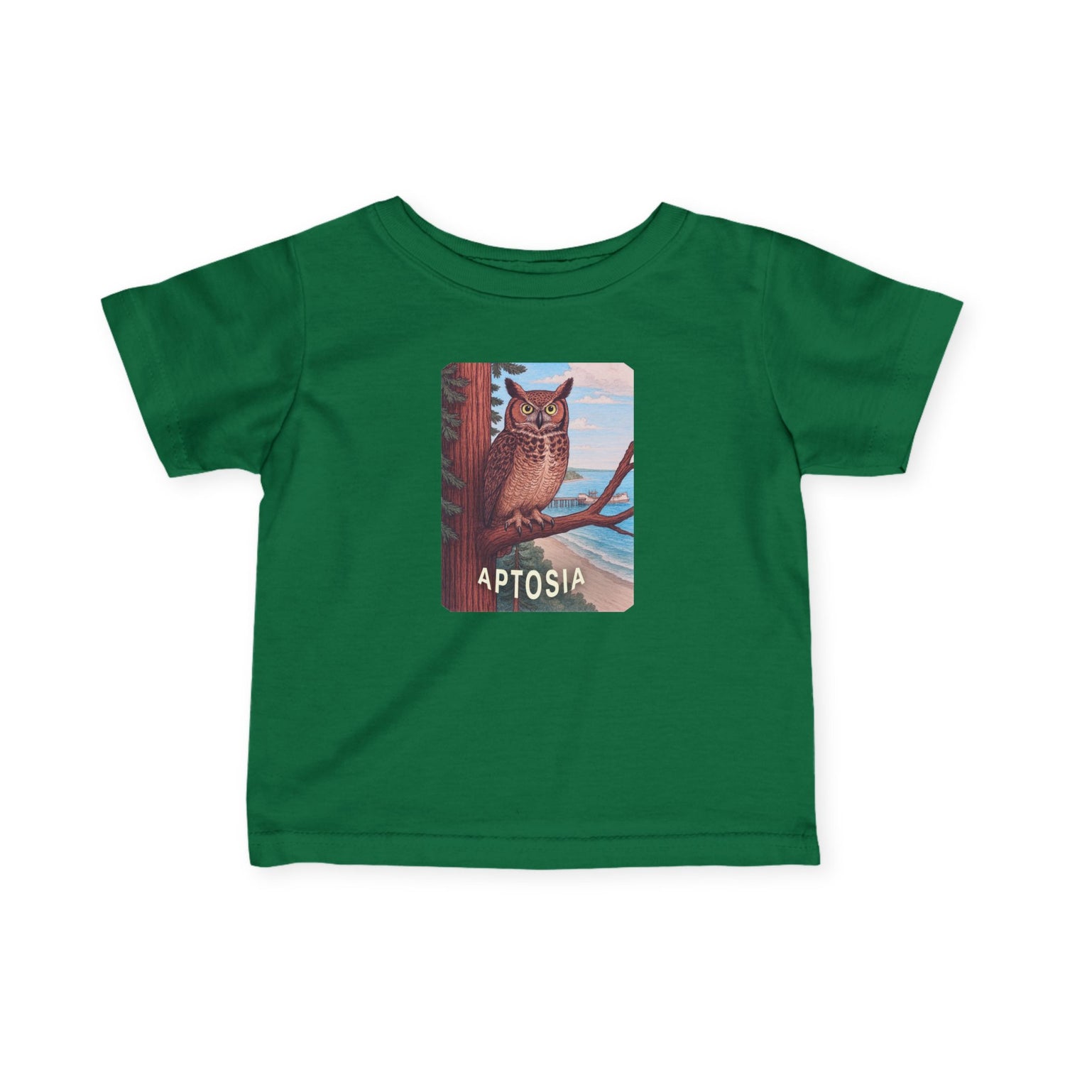 Aptos California Aptosia Owl - Infant 100% Cotton T-Shirt