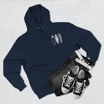 Ventana Three Board - Unisex Pull-Over Cotton Blend Fleece Hoodie