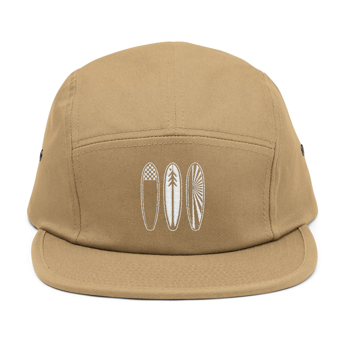 Ventana Three Board Embroidered 5 Panel Cap - 100% Cotton