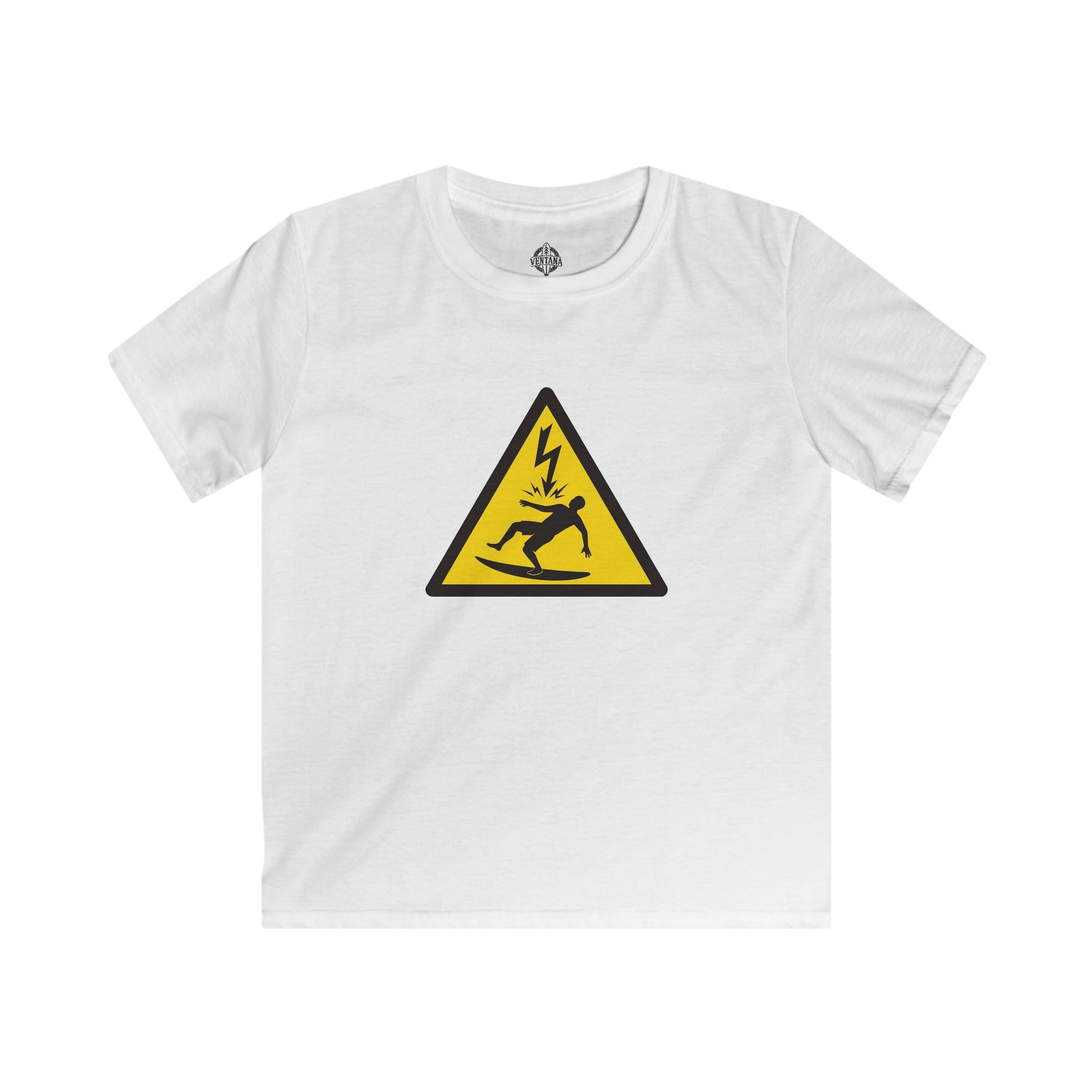 Electric Surfer Kids - Soft Style U.S. Cotton T-Shirt
