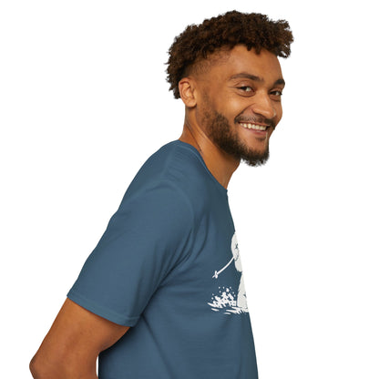 Ventana Shreddy Yeti Ski Unisex - U.S. Cotton T-Shirt