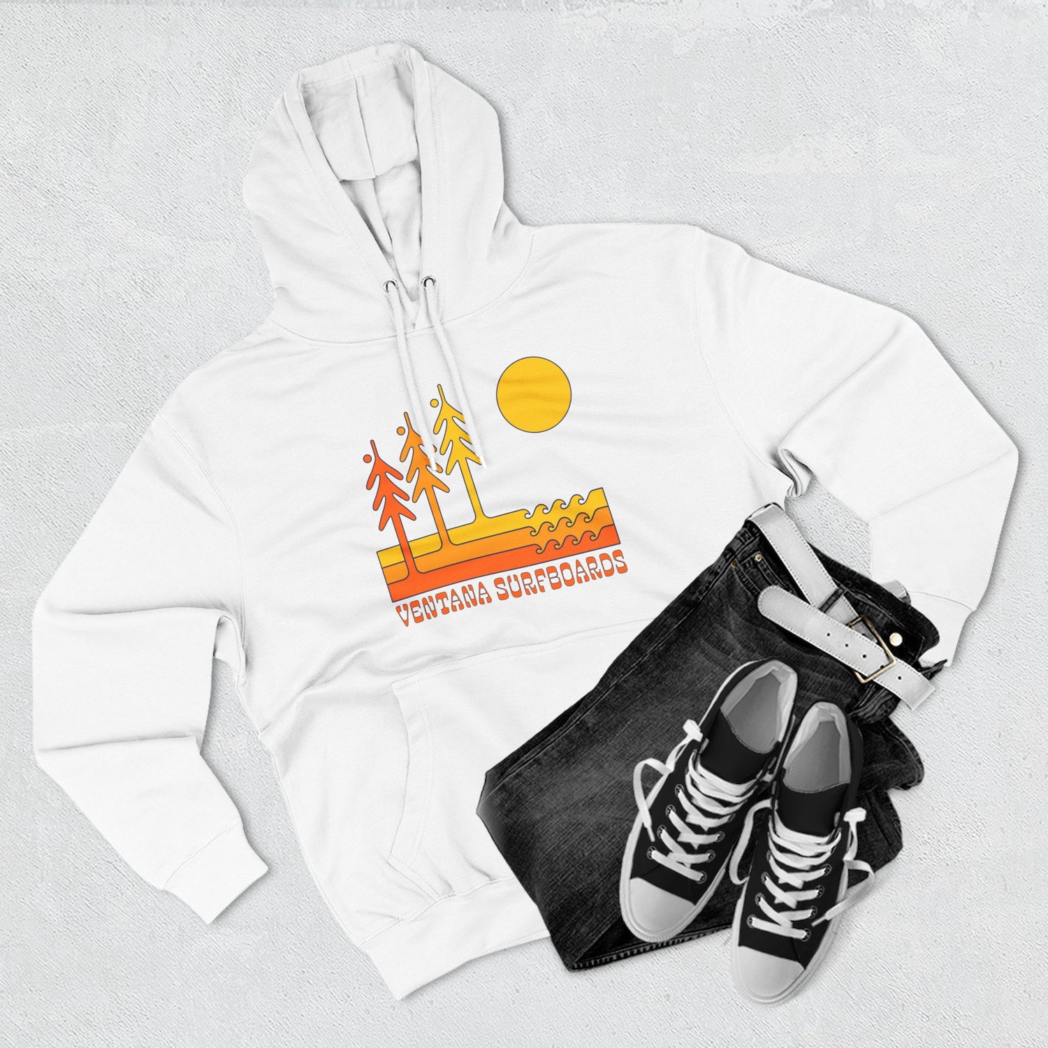 Ventana Circa 78 Unisex - Pull-Over Cotton Blend Fleece Hoodie