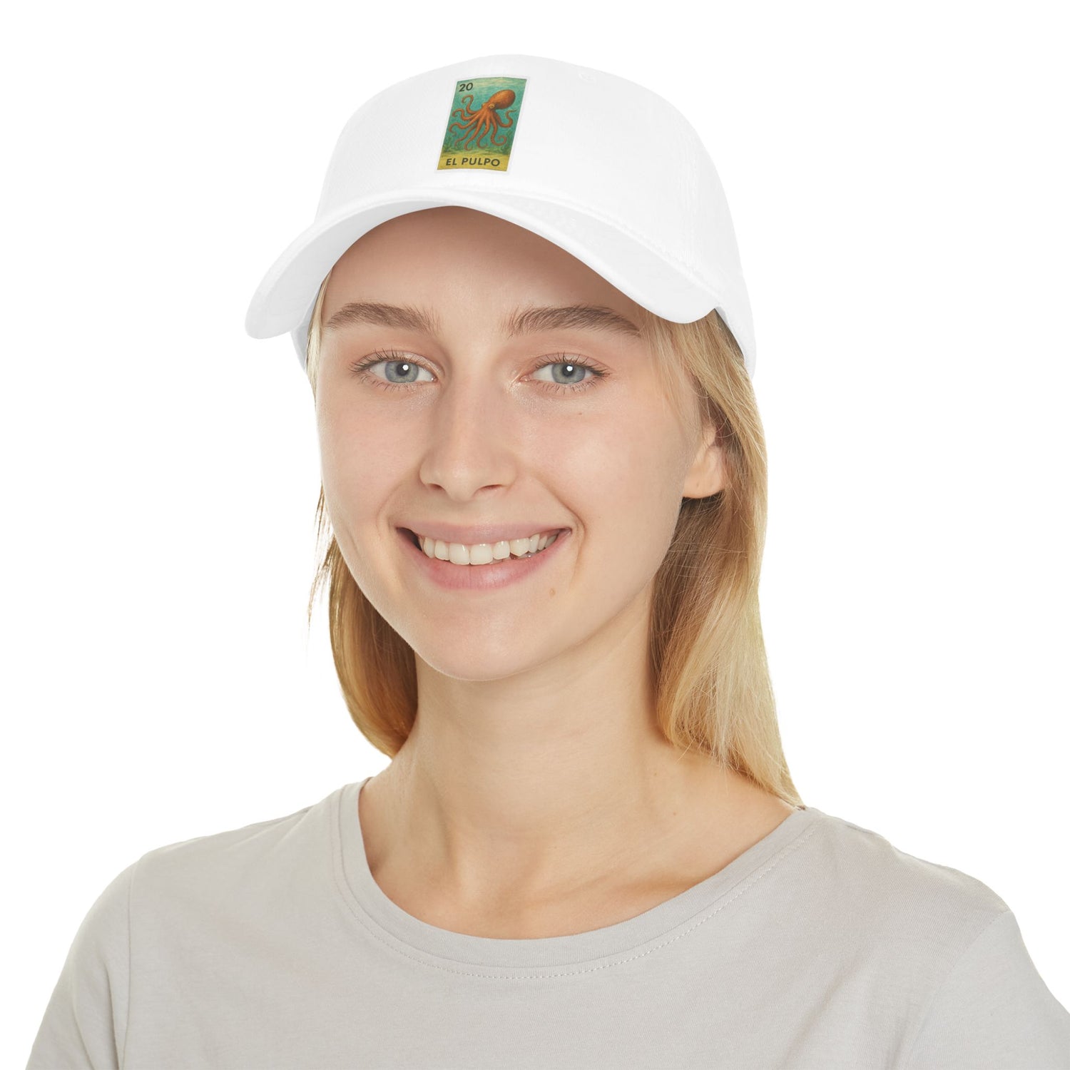 Octopus Lotería Unisex - 100% Cotton Baseball Cap (El Pulpo)