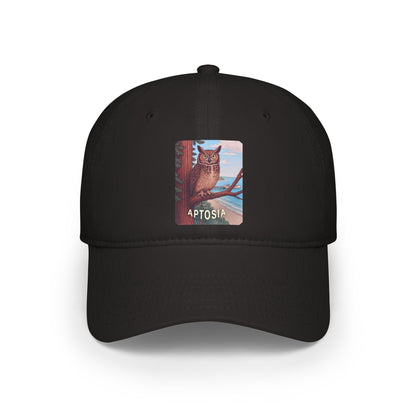 Aptos California Aptosia Owl - 100% Cotton Baseball Cap