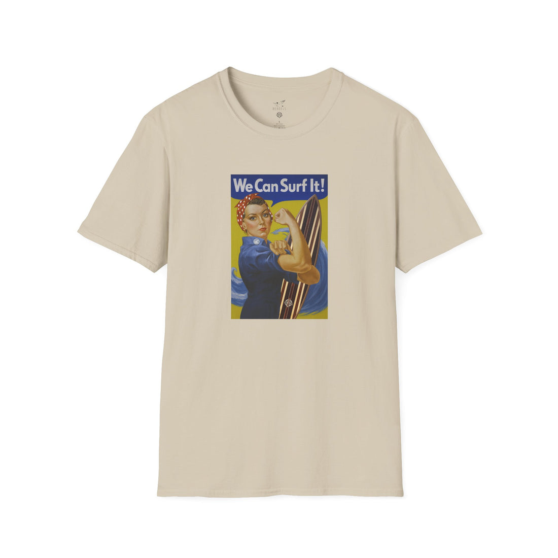 Rosie the Surfer Unisex - Soft Style U.S. Cotton T-Shirt