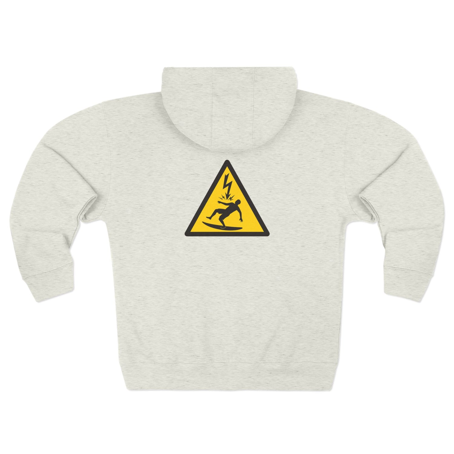 Electric Surfer Unisex - Zip Cotton Blend Fleece Hoodie