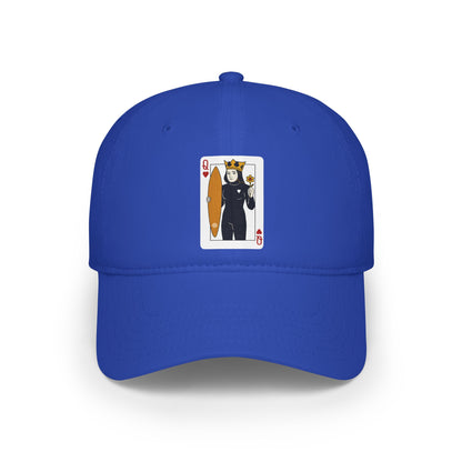Queen of Hearts Surfer - 100% Cotton Baseball Cap