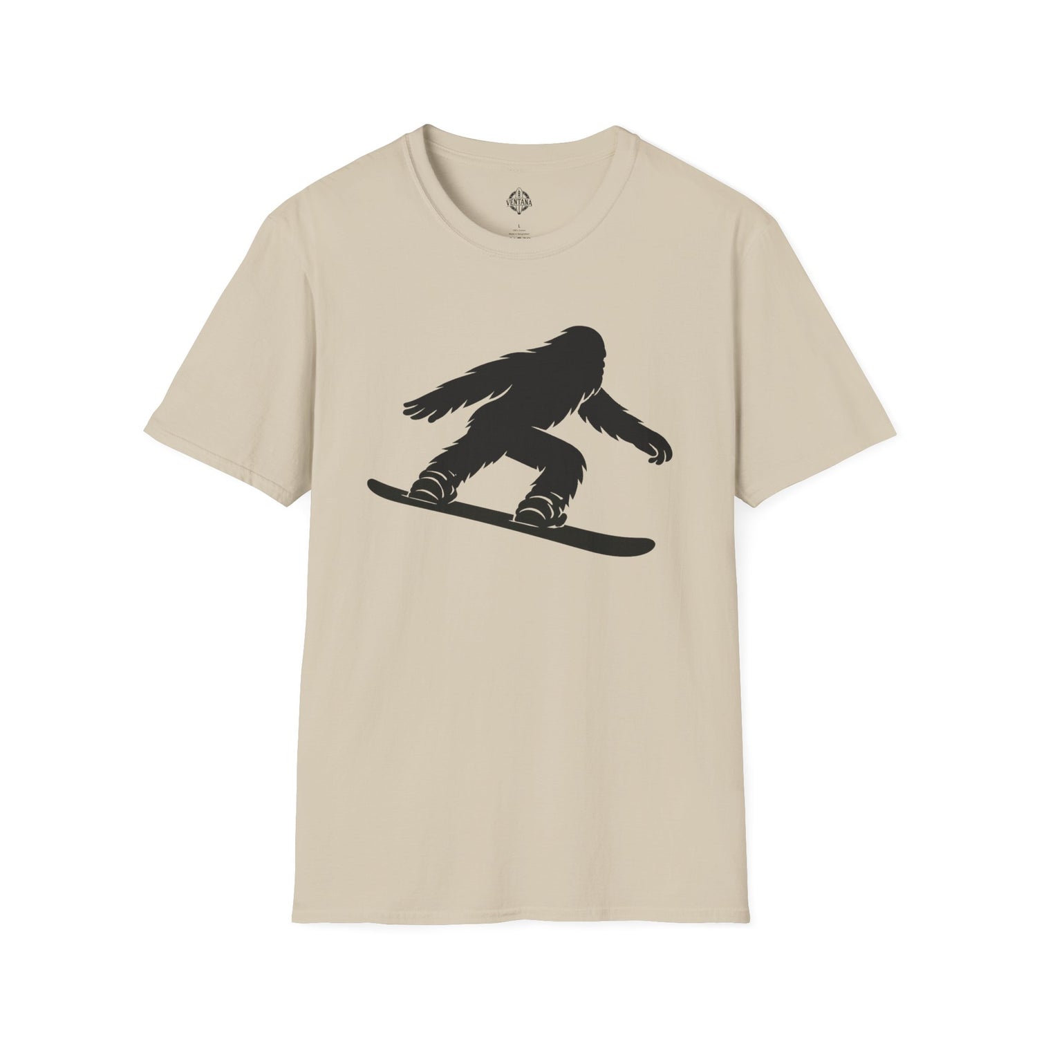 Ventana Shreddy Yeti Snowboard Unisex - U.S. Cotton T-Shirt