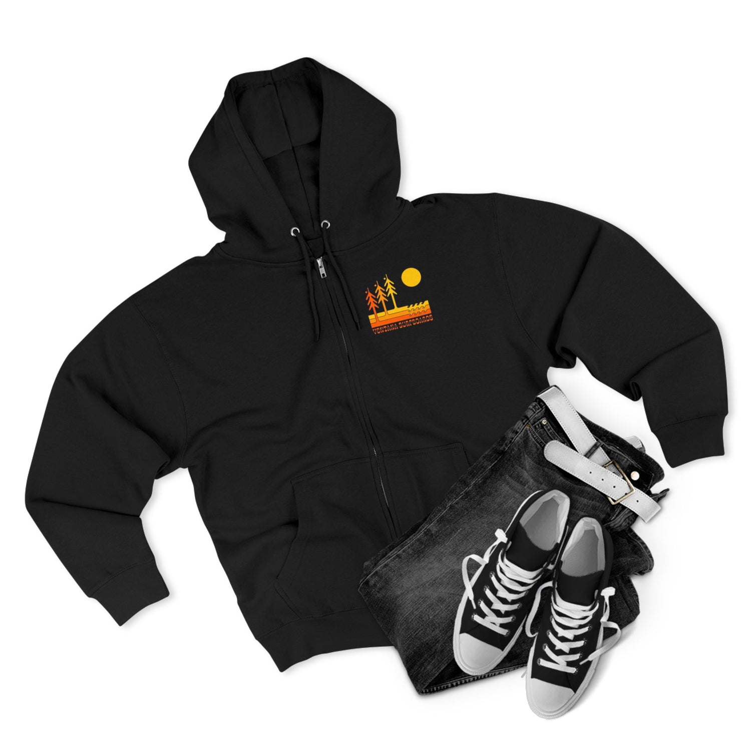 Ventana Circa 78 Unisex - Zip Cotton Blend Fleece Hoodie